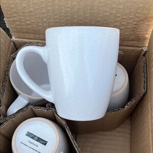 White Speckled Ceramic Mug